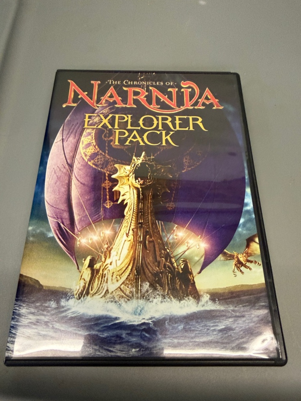 The Chronicles of Narnia Explorer Pack DVD - Purple & Gold Cover